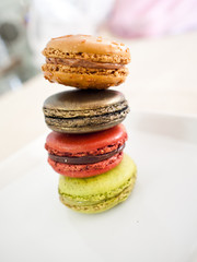 Tasty colorful macaroon