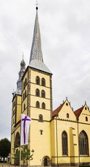 Fototapeta na wymiar St Nicholas church in Lemgo, Germany