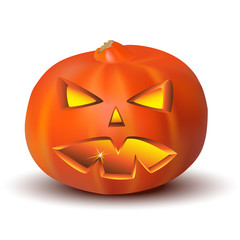 Pumpkin for hallowen in vector