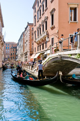 Obraz na płótnie Canvas Gondoles à Venise