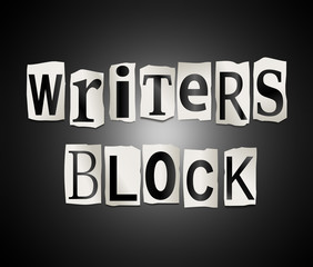 Writers block.