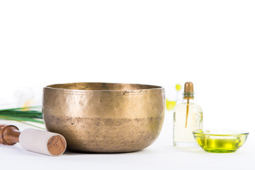 Klangschale im Wellnessbereich