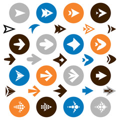 collection of arrow icons