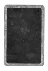Fototapeta premium grunge old playing card black cover background