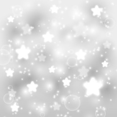 Starry silver background