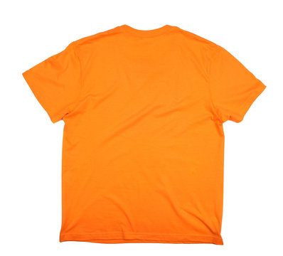 orange t shirt back
