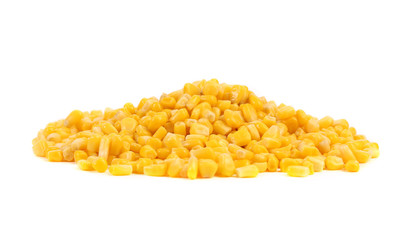 Handful canned corns.