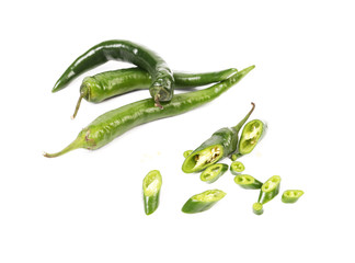 Chili green pepper.