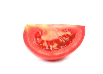 Piece of red ripe tomatoes