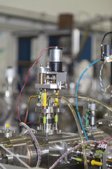 Important electronic and mechanical parts in ION Accelerator
