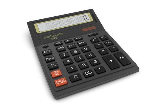 Black office calculator.