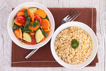vegetable and grain