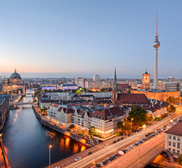 Blick über Berlin - obrazy, fototapety, plakaty