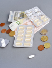 Apotheke Geldkonzept