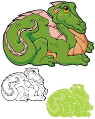 Smug little froggy dragon.