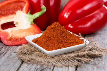 Portion of Paprika Powder