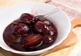 plum dessert