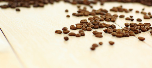 Natural grain of coffee.