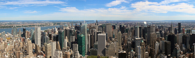Fototapeta na wymiar New York City Aerial panoramic view