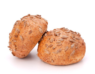 Two sandwich bun with sunflower seeds