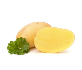 New potato and green parsley