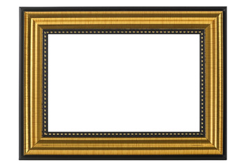 Fototapeta premium Goldener Bilderrahmen