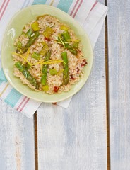 asparagus  risotto