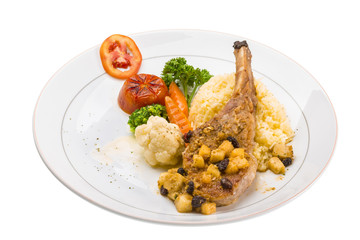 Pork t-bone steak