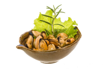 Marinated mussels