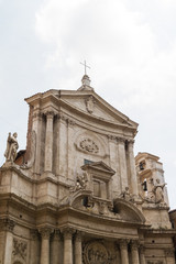Fototapeta premium Great church in center of Rome, Italy.