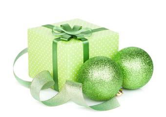 Christmas gift box and decor