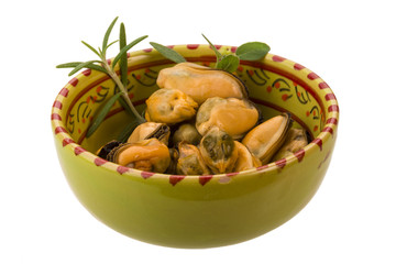 Marinated mussels