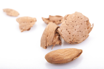 almond isolated on white background