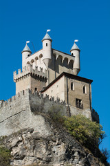 Fototapeta na wymiar Castle of Saint Pierre - Valle d'Aosta