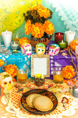 Day of the dead altar (Dia de Muertos)