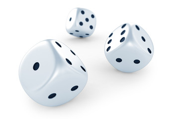 White dices