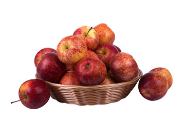 Basket with apples