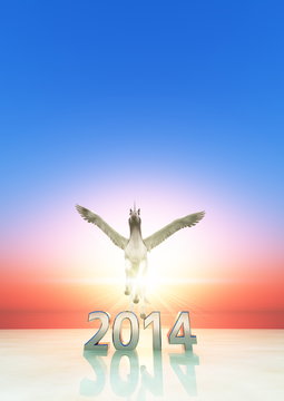 2014年号とペガサス
