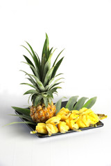 Fresh pineapple fruits