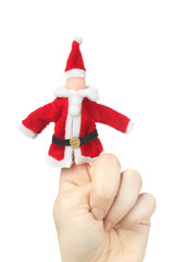 Santa claus finger puppet