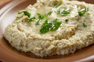 homemade  Baba Ghanoush