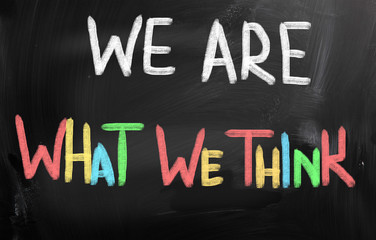 Think Positive Concept