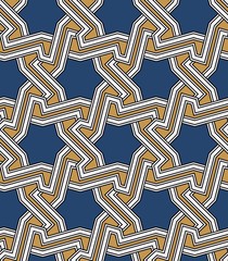 seamless geometric islamic pattern