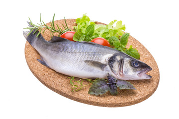 Raw seabass