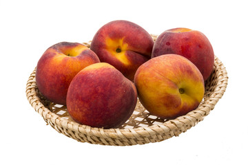 Bright ripe peaches