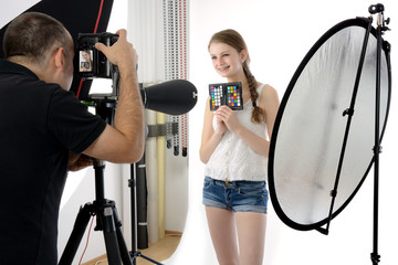 Shooting im Fotostudio