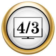 4 3 TV icon
