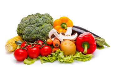 Mixed healthy vegetables