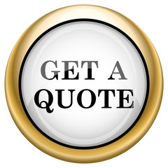 Fototapeta premium Get a quote icon