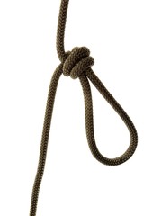 Rope tied in a knot.